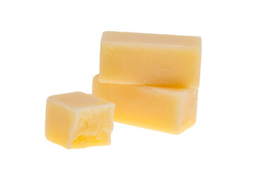 aged cheese isolated