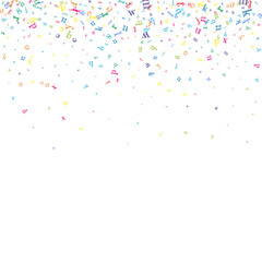 School notebook cover. Colorful childish floating