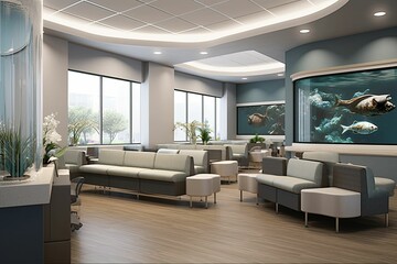 luxury hotel lobby reception