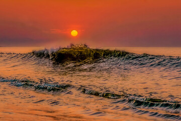 sunrise in the beach