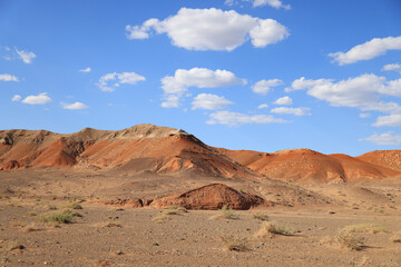 Fototapeta na wymiar The rock formations of Narandaats, South Gobi, Mongolia
