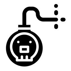 Bomb Vector Icon Design Illustration