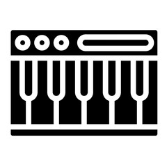 Piano Vector Icon Design Illustration
