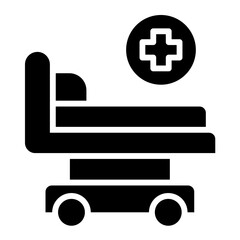 Bed Vector Icon Design Illustration