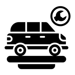 Car repair Vector Icon Design Illustration