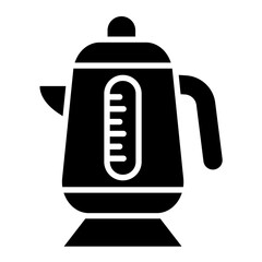 Electric Kettle Vector Icon Design Illustration