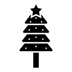 Christmas tree Vector Icon Design Illustration
