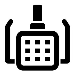 Obraz premium Dental Light Vector Icon Design Illustration