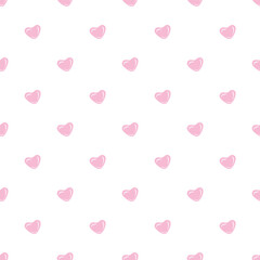 seamless pattern with hearts