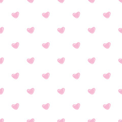 seamless pattern with hearts