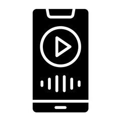 Music App Vector Icon Design Illustration