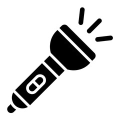 Flashlight Vector Icon Design Illustration