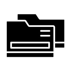 Folder Vector Icon Design Illustration