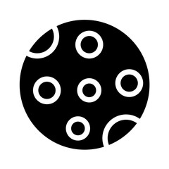 Fototapeta premium Full Moon Vector Icon Design Illustration