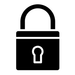 Padlock Vector Icon Design Illustration