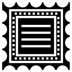 Obraz premium Stamp Vector Icon Design Illustration