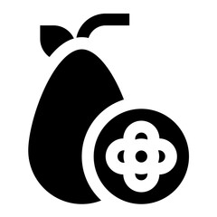 Kumquat Vector Icon Design Illustration