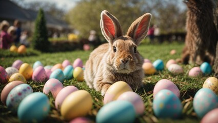 Eiersuche zu Ostern, gen AI