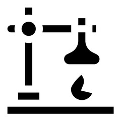 Bunsen Burner Vector Icon Design Illustration