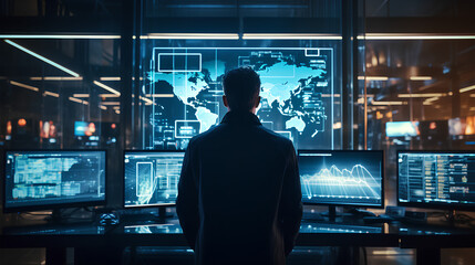 Fototapeta premium cybersecurity