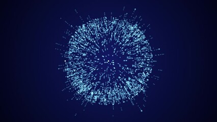 Global communication and network abstract