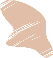 Hand Drawn Organic Grunge Shape Liquid and fluid shape contemporary illustration