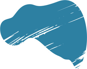 Hand Drawn Organic Grunge Shape Liquid and fluid shape contemporary illustration