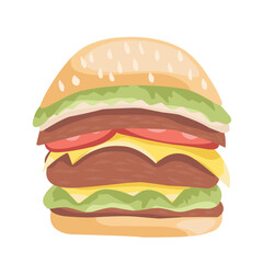 Burger Illustration 