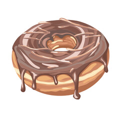 Sweet Donut Illustration 