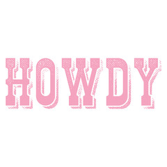 howdy cowboy t-shirt design