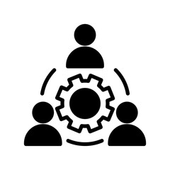 Staff management Vector Icon

