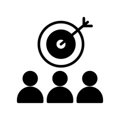 Group target Vector Icon

