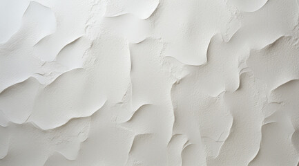 ceiling texture of a wall in white color - rough surface background - generative ai - obrazy, fototapety, plakaty