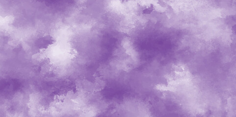 Violet ink and watercolor textures on white paper background. Paint leaks and ombre effects.old grunge purple texture for wallpaper,banner,painting,cover,decoration and design.