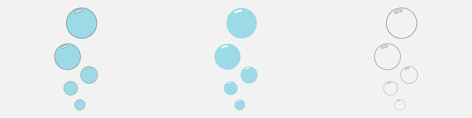 Flying soap bubbles