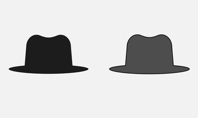 Two black hats