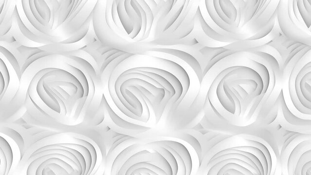 abstract pattern loop, white background