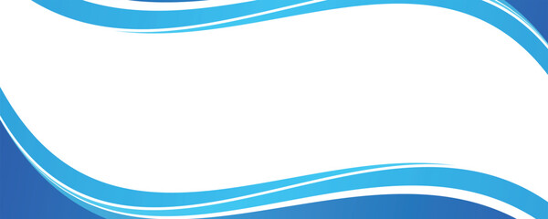 Modern banner background design. Banner template with dynamic wave shapes.