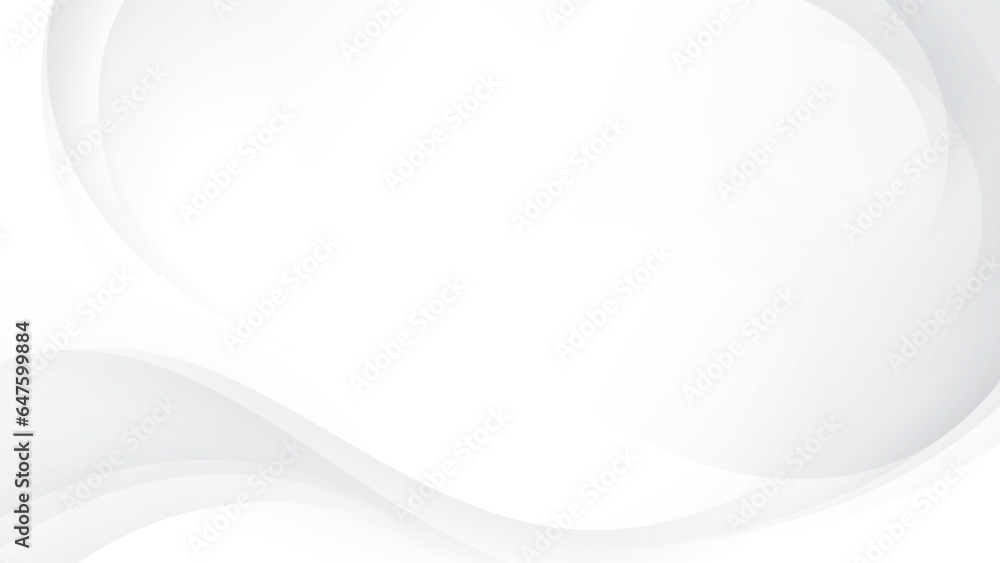 Aufkleber modern abstract silver white wave shape and elegant geometric curve design. geometric pattern for ba
