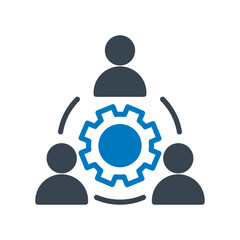 Staff management Vector Icon

