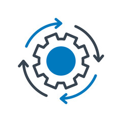 Processing setting Vector Icon

