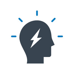 Brainstorming Vector Icon

