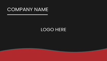 Fototapeta premium Portrait and landscape orientation. Double-sided creative business card template.