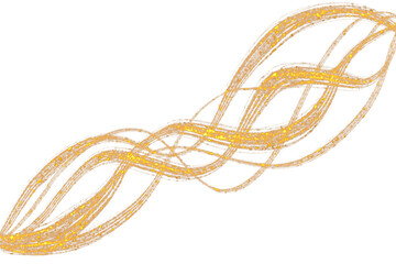 Luxury gold line wave