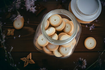 Sugar Cookies, sweet treats in a jar