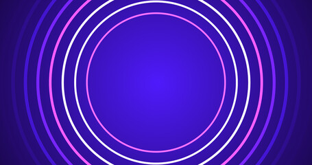 High-quality stock illustration of infinite circles blinking flashing creative background for professional meeting space, multipurpose hall, workshop, seminar, staff, team, etc. Simple loopable bg.