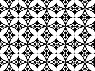 black and white seamless pattern