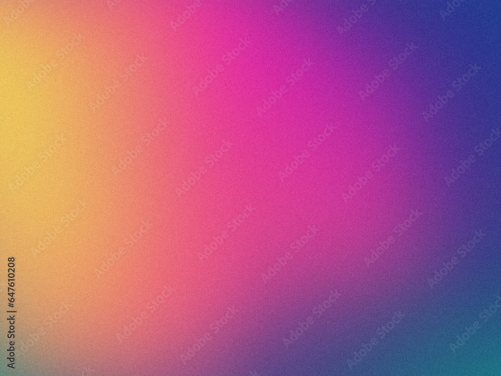 Aufkleber abstract blurred grainy gradient background texture. colorful digital grain soft noise effect patter