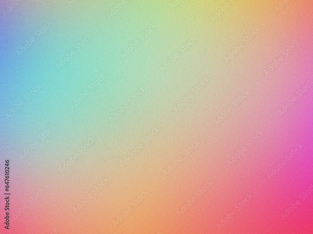 Aufkleber abstract blurred grainy gradient background texture. colorful digital grain soft noise effect patter
