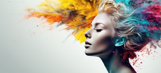 creative imagination expanding. Hand edited AI. 